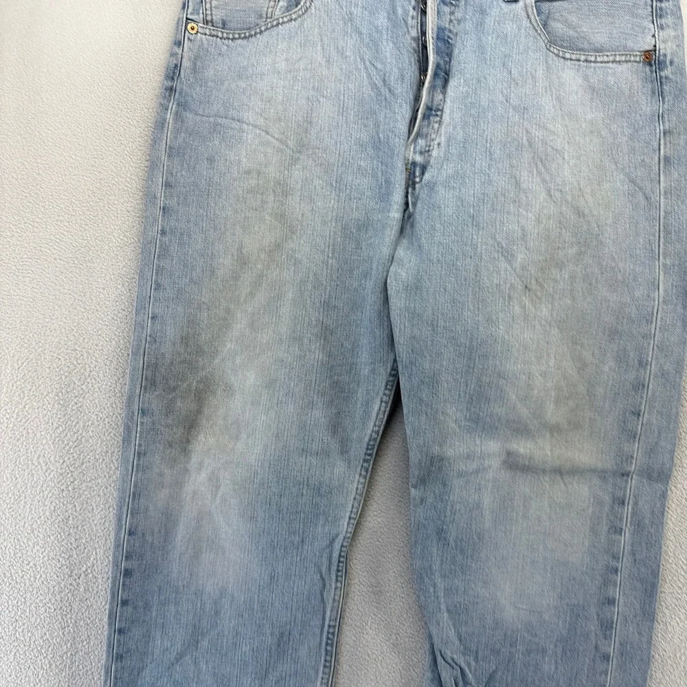 Vintage Levis jeans Men's 38x34 Fits 36x29 Blue 501xx 501 xx Light wash y2k